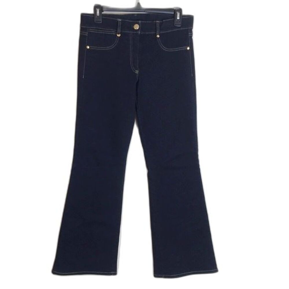 Bettina spitz ladies dark denim bootcut flare jeans size 6